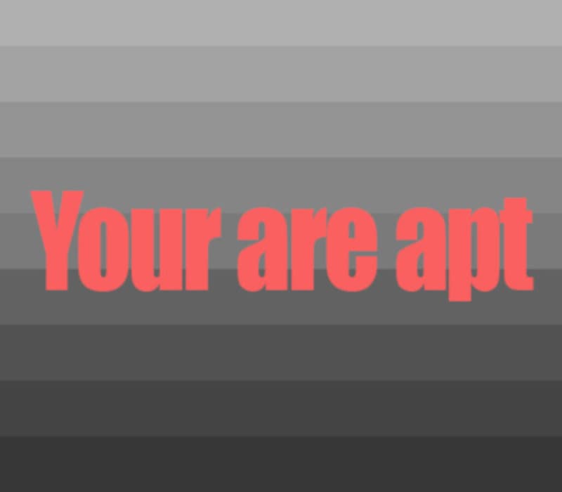 You are apt