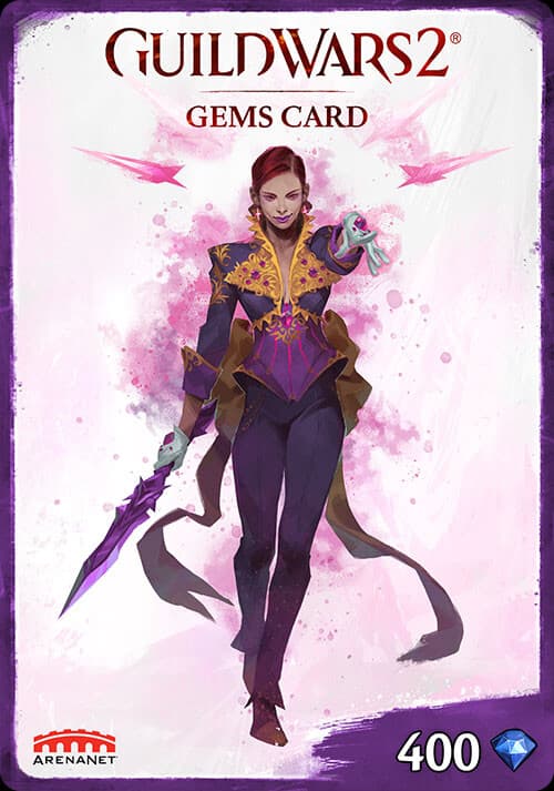 Guild Wars 2 Gems Card - 400 Gems