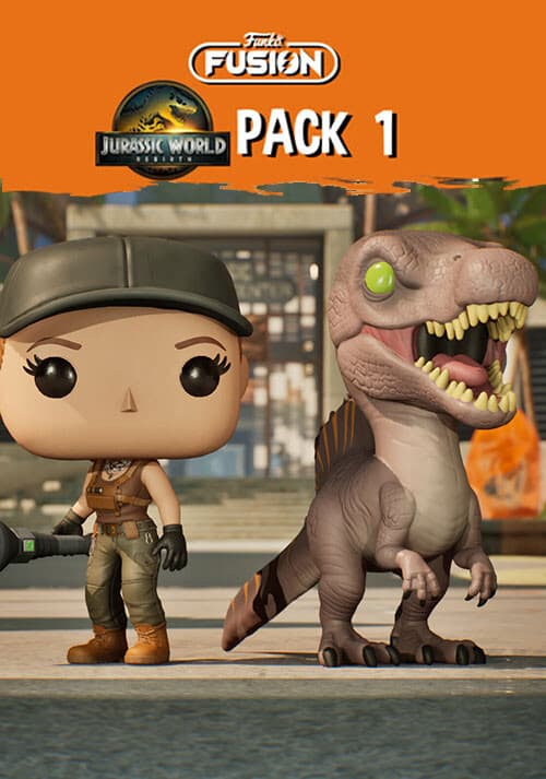 Funko Fusion - Jurassic World Rebirth Pack 1 - Zora Bennett and Spinosaurus